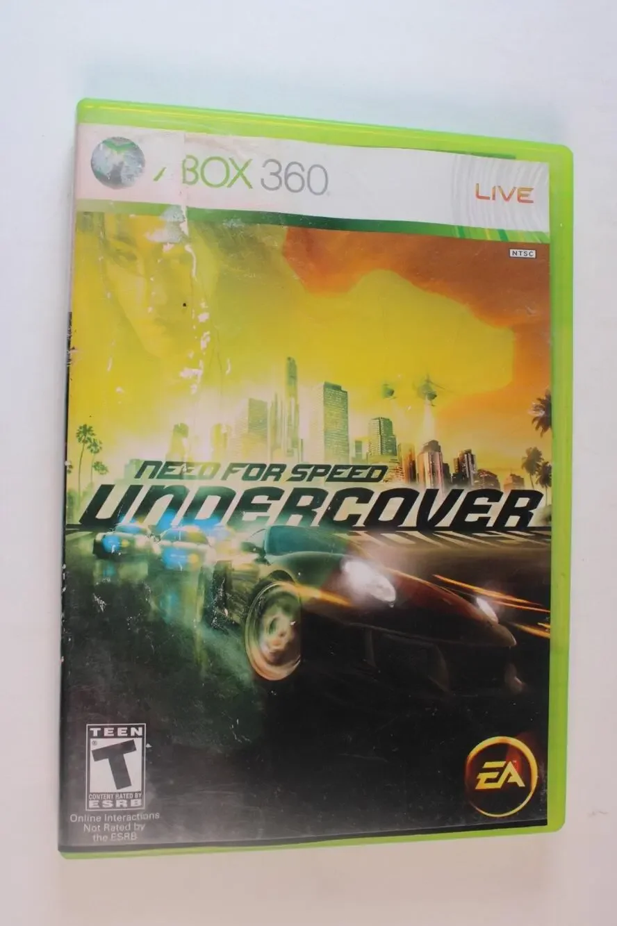 Need for Speed: Undercover (Microsoft Xbox 360, 2008) Complete, Tested/works